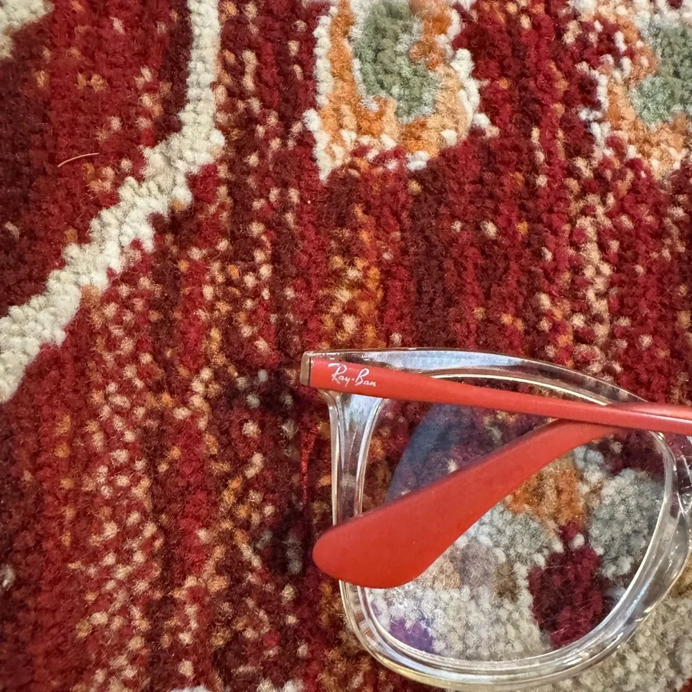 Ray-Ban Jr Eyeglasses Prescription Red & Clear Frames Unisex